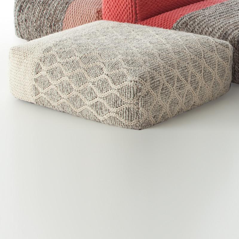 Mangas Space Rectangular Rhombus Pouf Pouf Gan