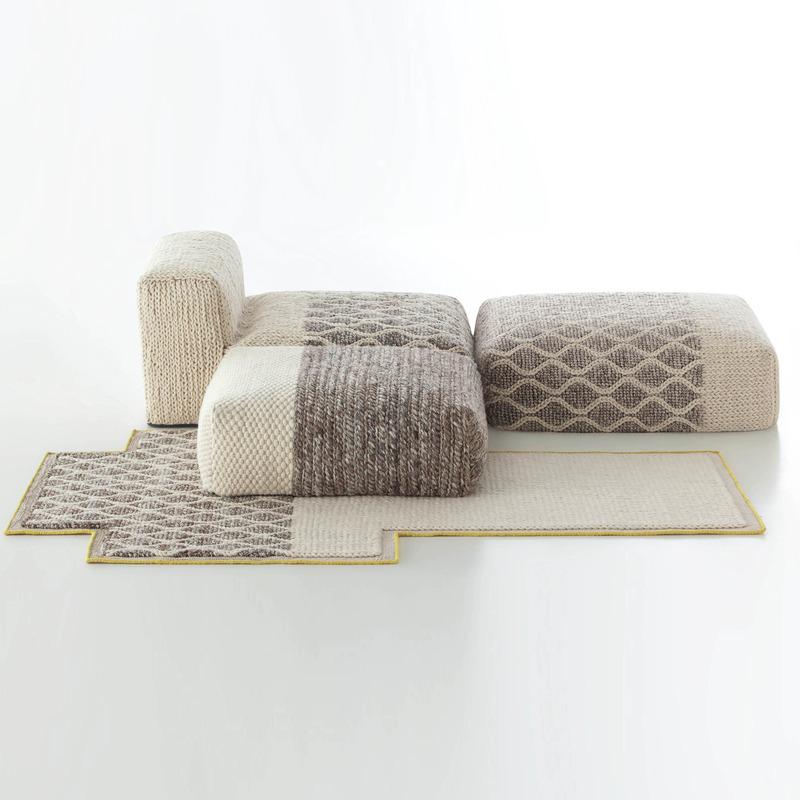Mangas Space Square Plait Pouf pouf Gan