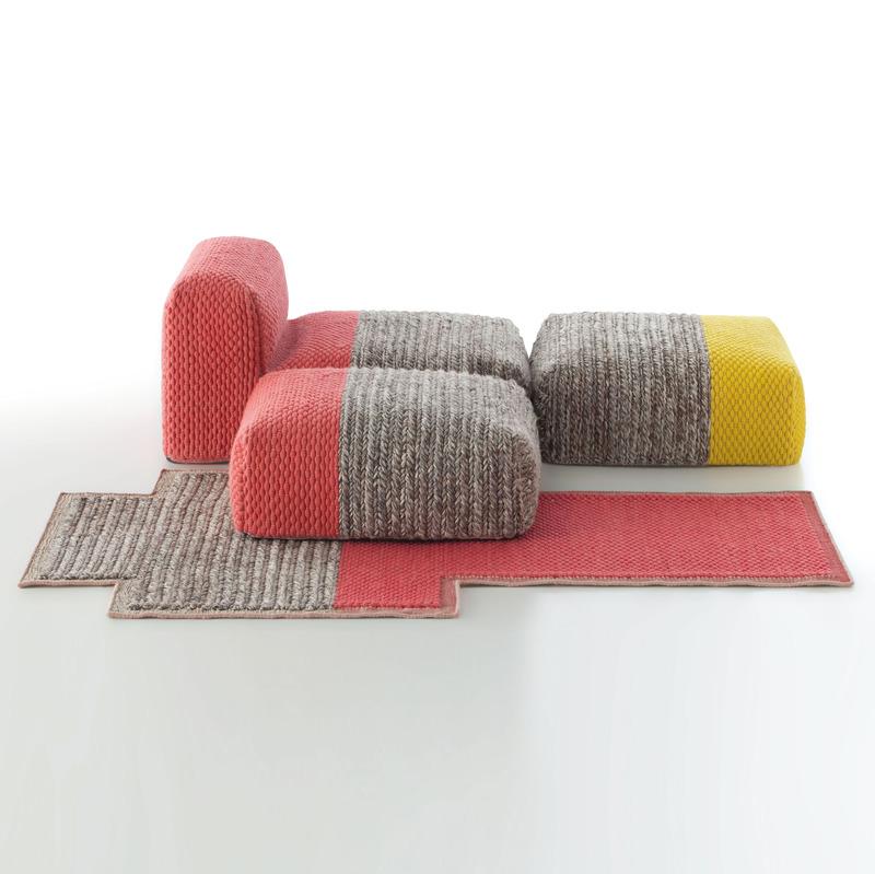 Mangas Space Square Plait Pouf pouf Gan