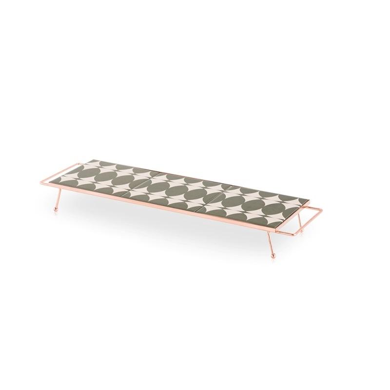 Gan Mix&Match Rectangular Tray 45x15 Grey Tray Gan