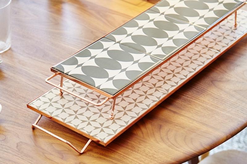 Gan Mix&Match Rectangular Tray 60x20 Grey Tray Gan