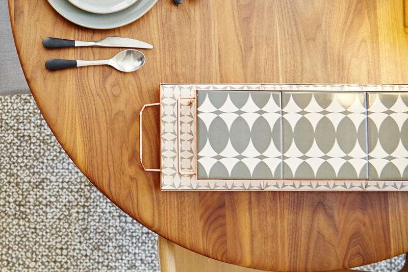 Gan Mix&Match Rectangular Tray 60x20 Grey Tray Gan