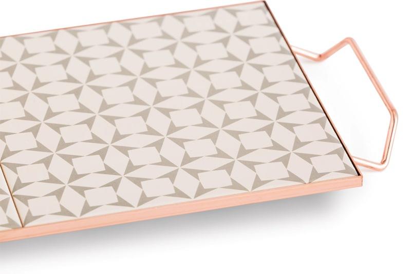 Gan Mix&Match Rectangular Tray 60x20 Grey Tray Gan