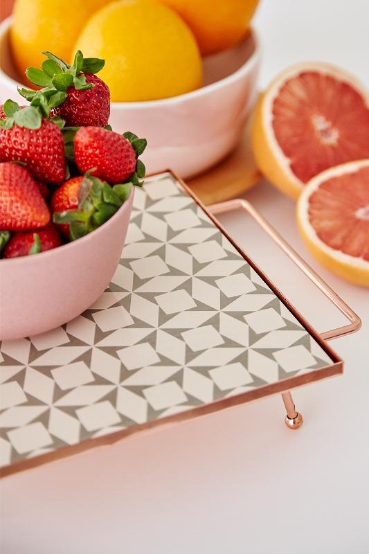 Gan Mix&Match Square Tray 20x20 Grey Tray Gan
