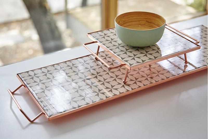 Gan Mix&Match Square Tray 20x20 Grey Tray Gan