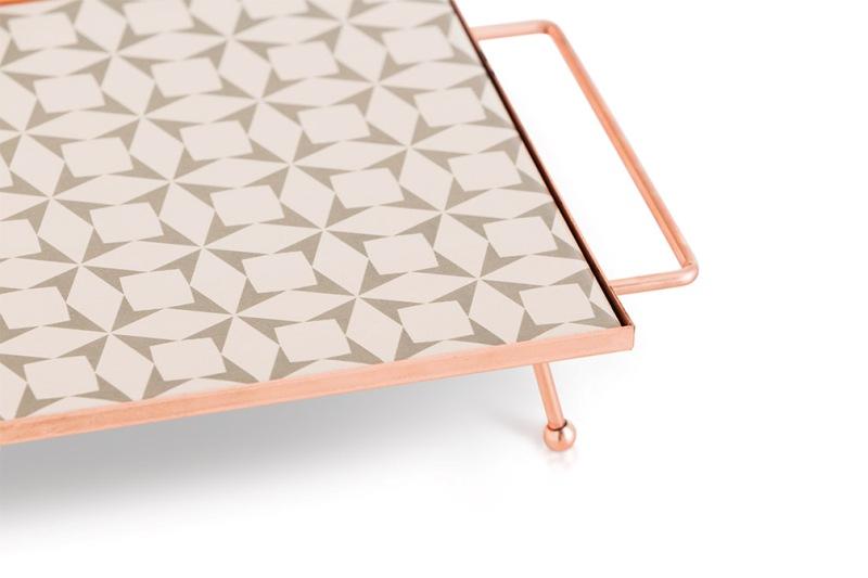 Gan Mix&Match Square Tray 20x20 Grey Tray Gan