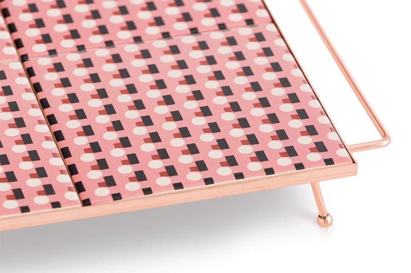 Gan Mix&Match Square Tray 30x30 Pink Tray Gan