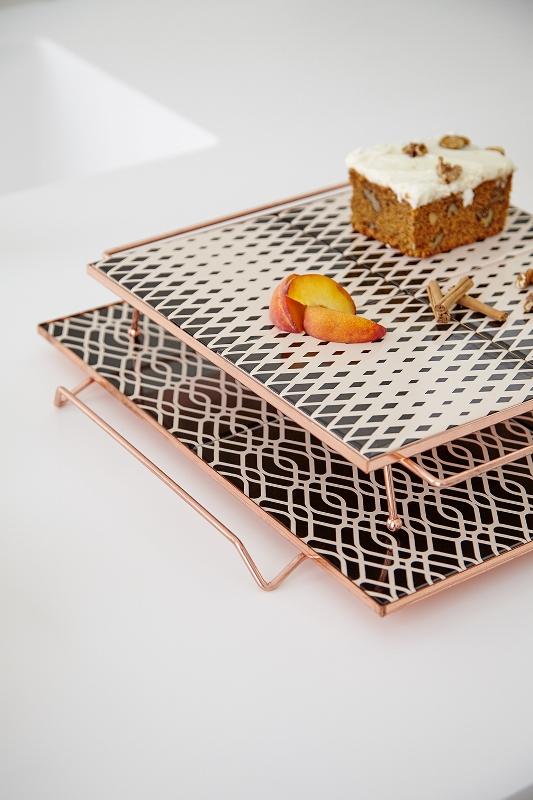 Gan Mix&Match Square Tray 40x40 Black&White Tray Gan
