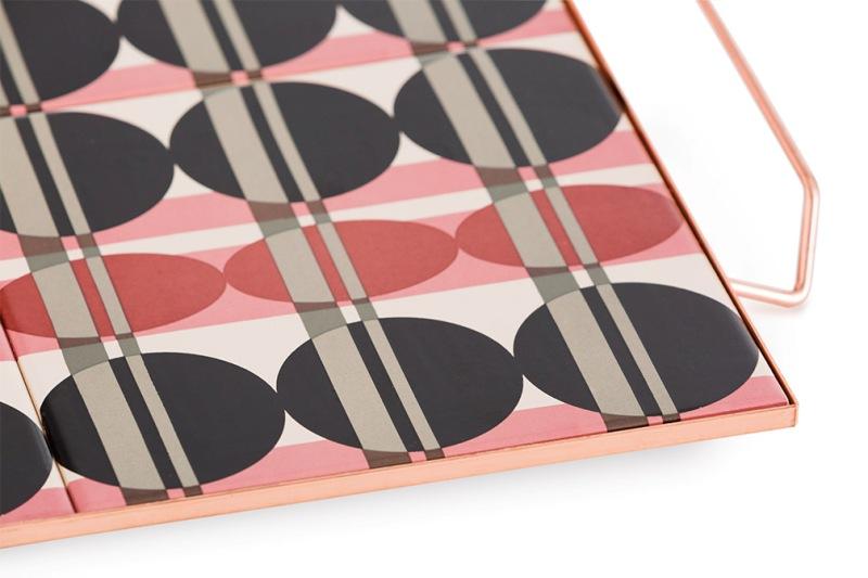 Gan Mix&Match Square Tray 40x40 Pink Tray Gan