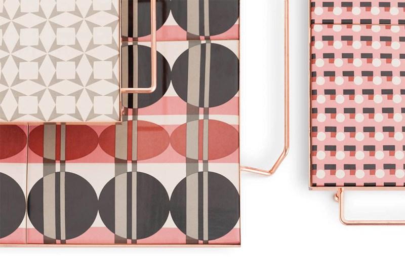 Gan Mix&Match Square Tray 40x40 Pink Tray Gan