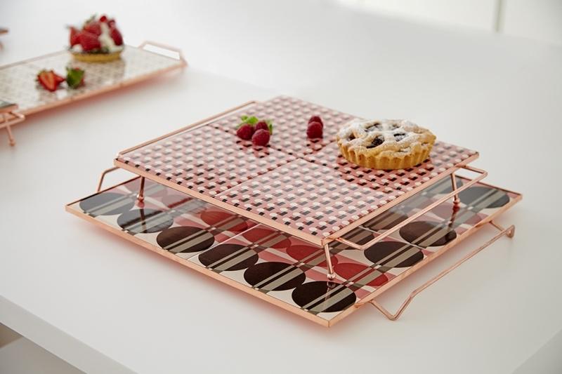 Gan Mix&Match Square Tray 40x40 Pink Tray Gan