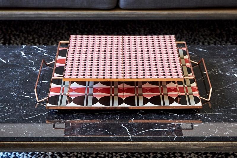 Gan Mix&Match Square Tray 40x40 Pink Tray Gan
