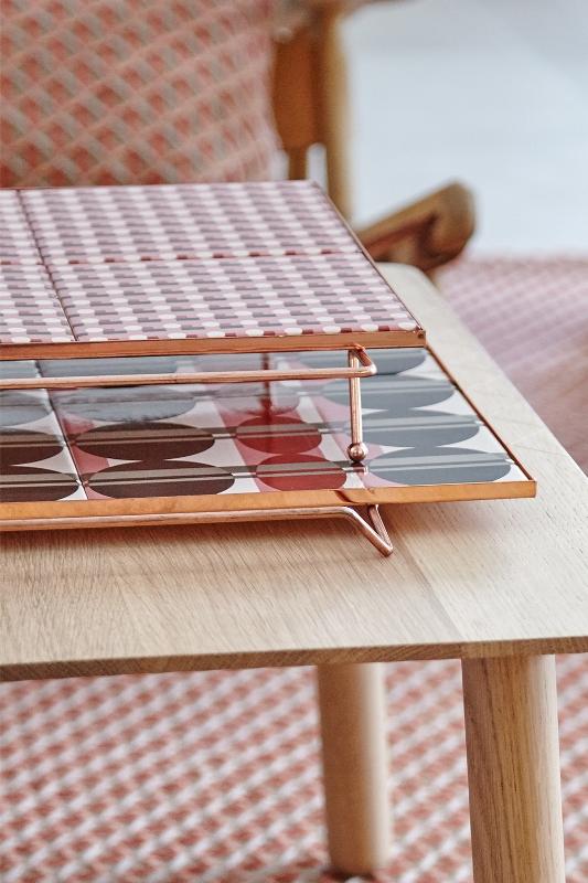 Gan Mix&Match Square Tray 40x40 Pink Tray Gan
