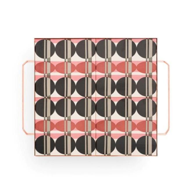 Gan Mix&Match Square Tray 40x40 Pink Tray Gan