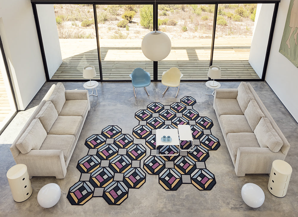 Parquet Tetragon Rug Rug Gan