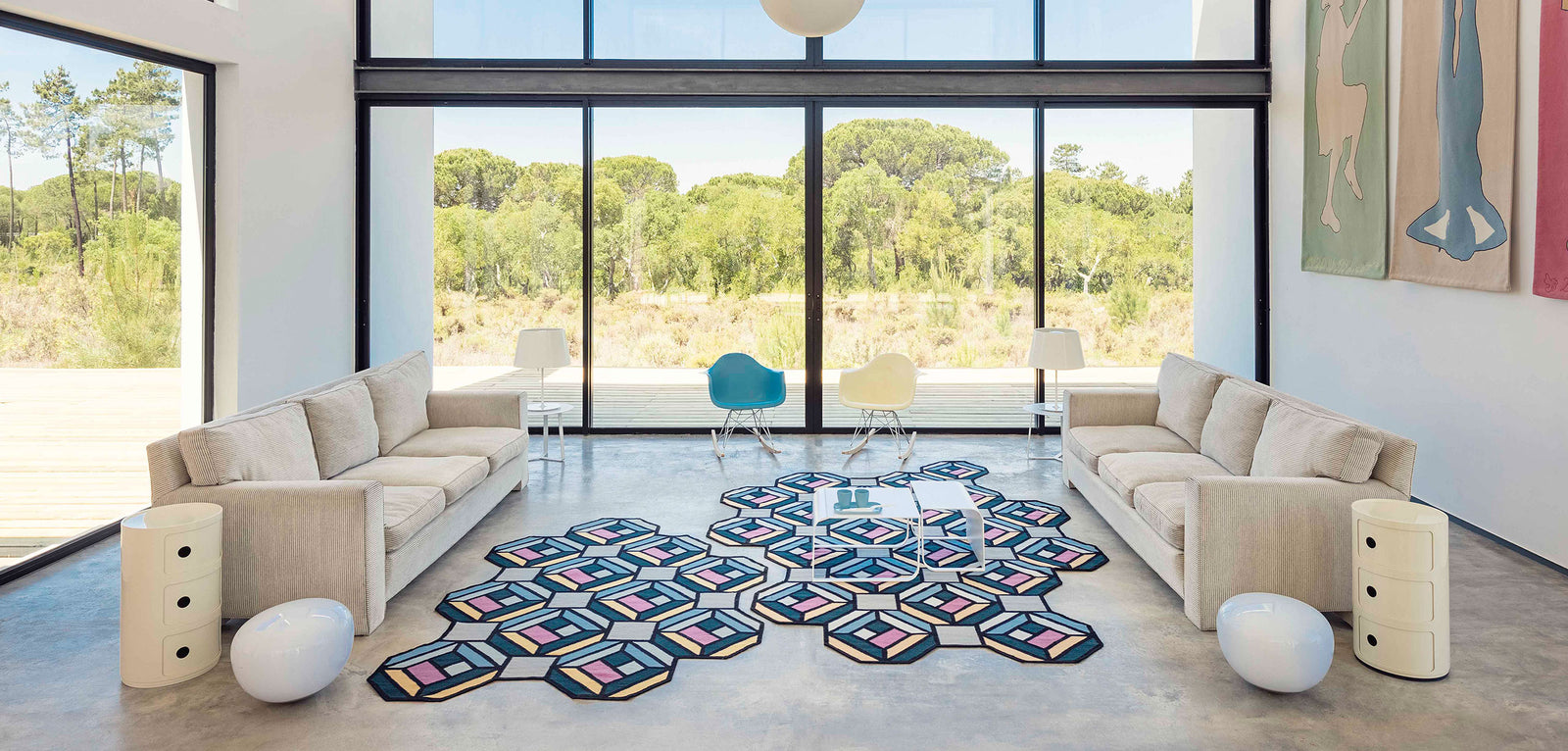 Parquet Tetragon Rug Rug Gan