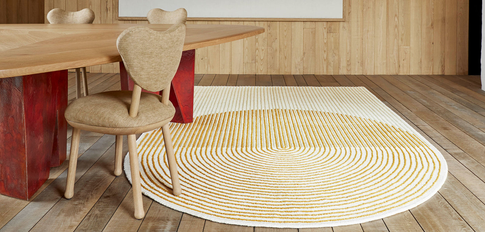 Ply Yellow Rug Rug Gan