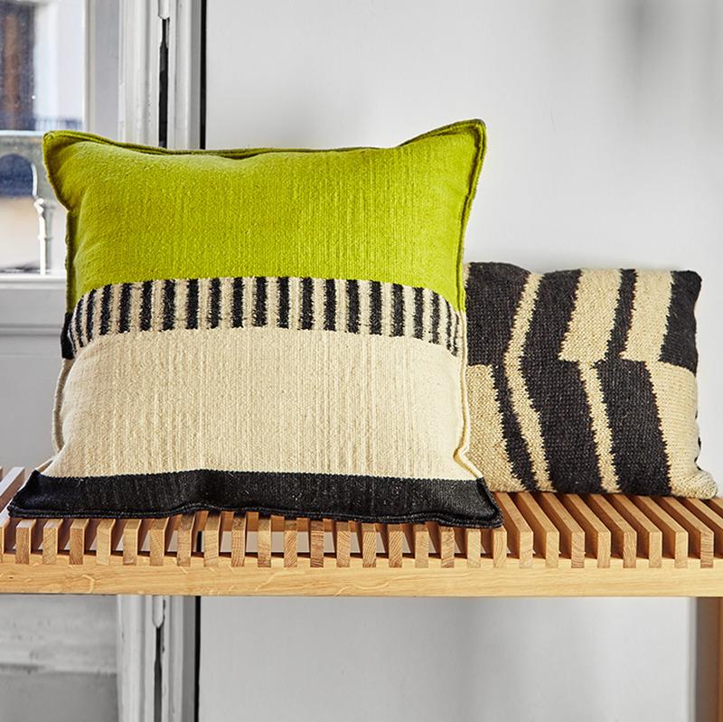 Rustic Chic Geo Pistachio Pillow Pillows Gan