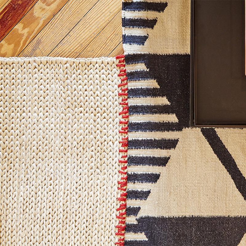 Rustic Chic Geo Rug Rug Gan