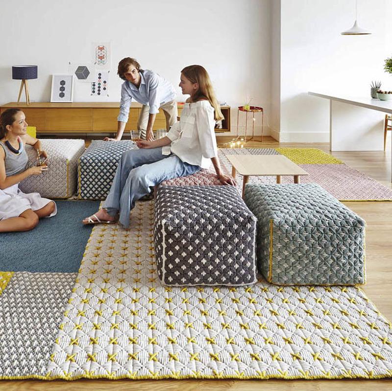 Silai Small Pouf Pouf Gan