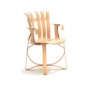 Gehry Hat Trick Chair Side/Dining Knoll with arms 