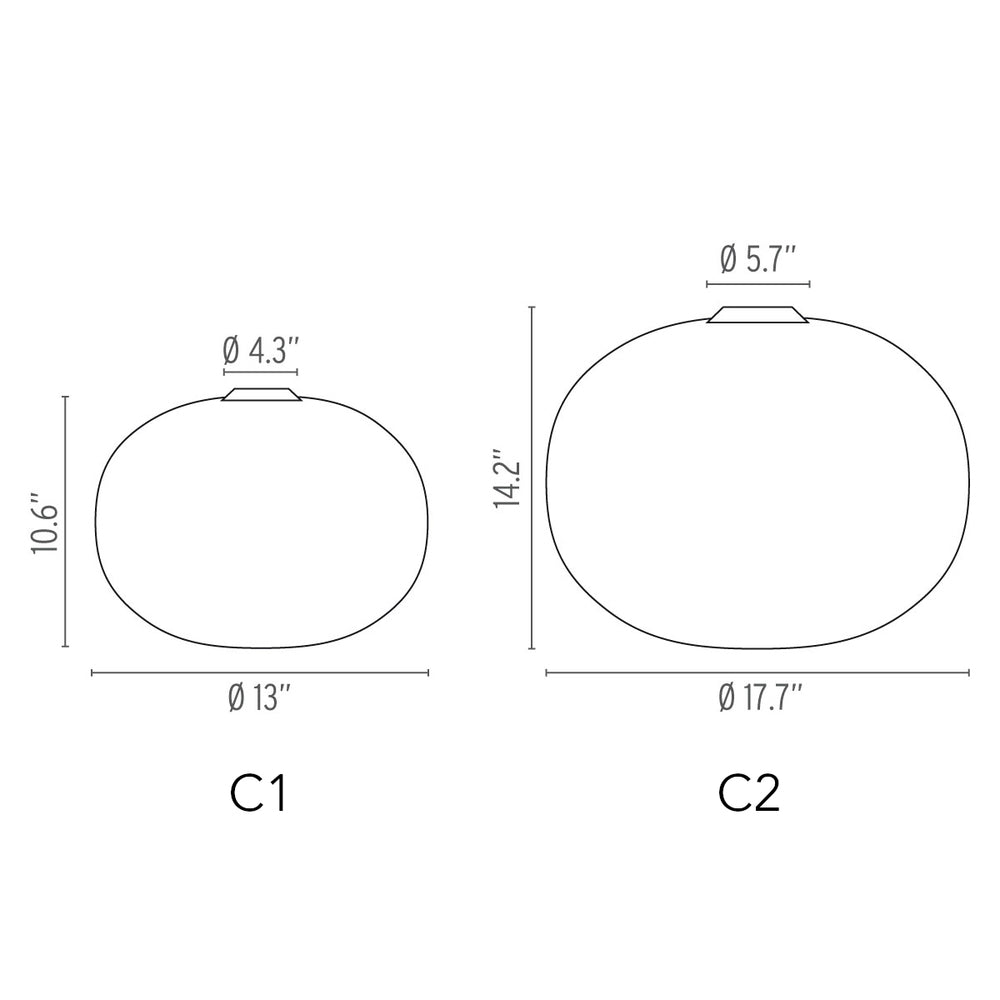 Glo-Ball Ceiling Lamp wall / ceiling lamps Flos