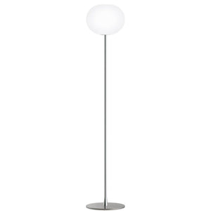 Glo-Ball Floor Lamp Floor Lamps Flos Medium F2 Silver 