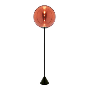 Globe Cone Floor Light Floor Lamps Tom Dixon Copper 