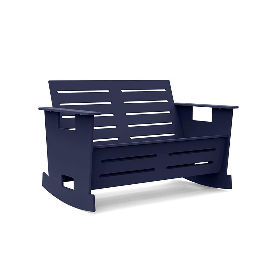 Go Loveseat Rocker Sofas Loll Designs Navy Blue
