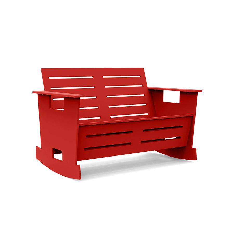 Go Loveseat Rocker Sofas Loll Designs Apple Red