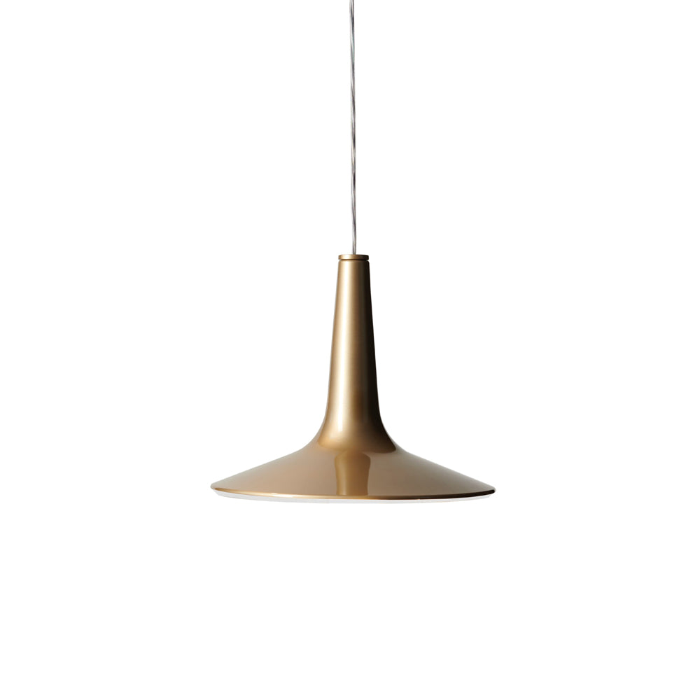 Kin Pendant Light Pendant Lights Oluce Satin gold 11.8"