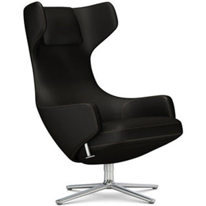 Grand Repos Lounge Chair lounge chair Vitra Polished 18.1-Inch Cosy Contrast - Black Forest - 08