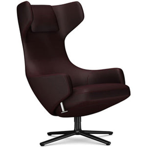 Grand Repos Lounge Chair lounge chair Vitra Basic Dark 18.1-Inch Cosy Contrast - Aubergine - 05