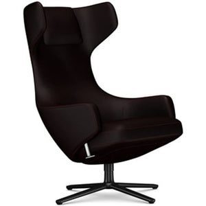 Grand Repos Lounge Chair lounge chair Vitra Basic Dark 18.1-Inch Cosy Contrast - Dark Aubergine - 06