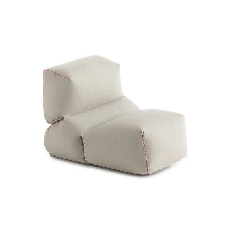 Grapy Soft Seat lounge Gan Gray Cotton