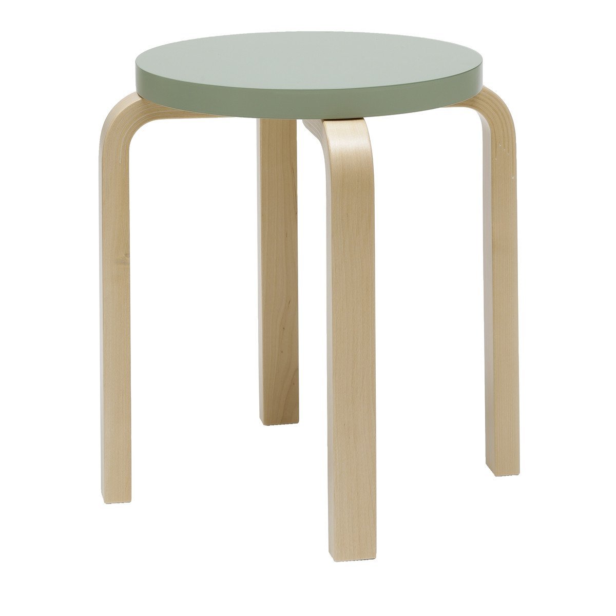 Stool E60 Stools Artek Lacquered Green Seat