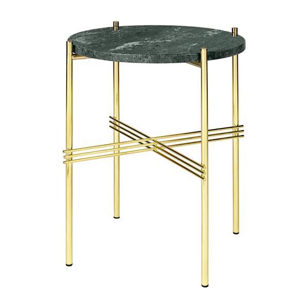 TS Side Table side table Gubi Verde Guatemala Brass