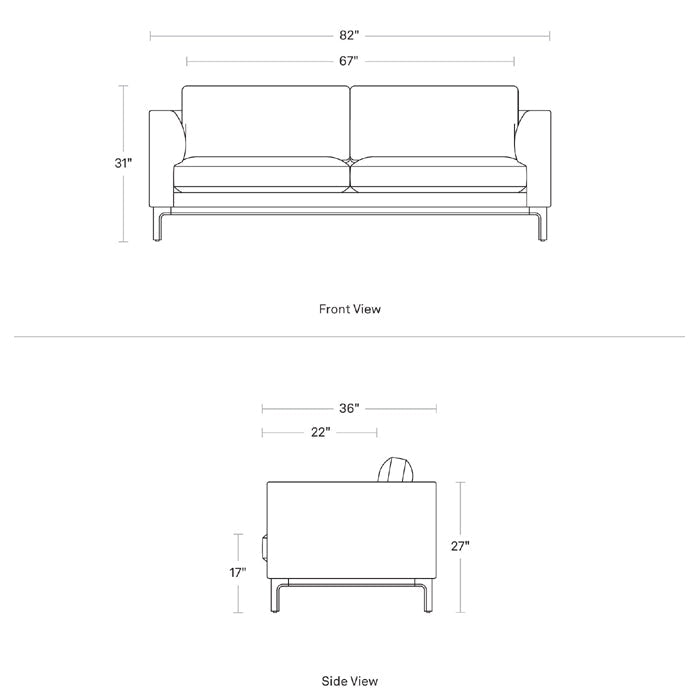 Guide 82-inch Sofa Sofa BluDot