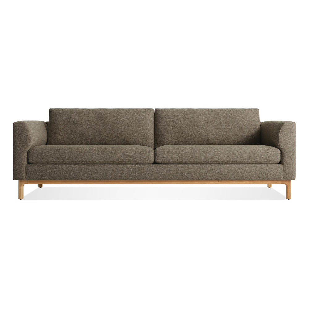Guide 96-inch Sofa Sofa BluDot Coffee Velvet Walnut