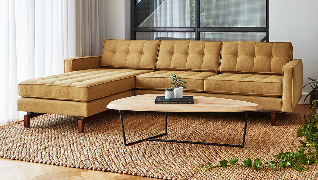 Jane 2 Bi-Sectional Sofa Gus Modern
