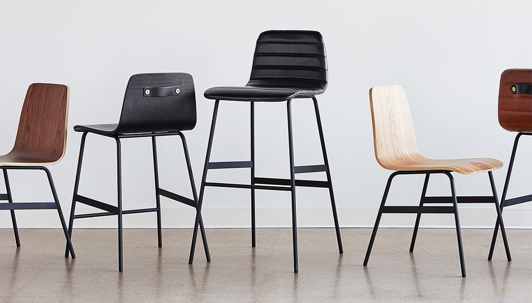 Lecture Stool Upholstered stool Gus Modern