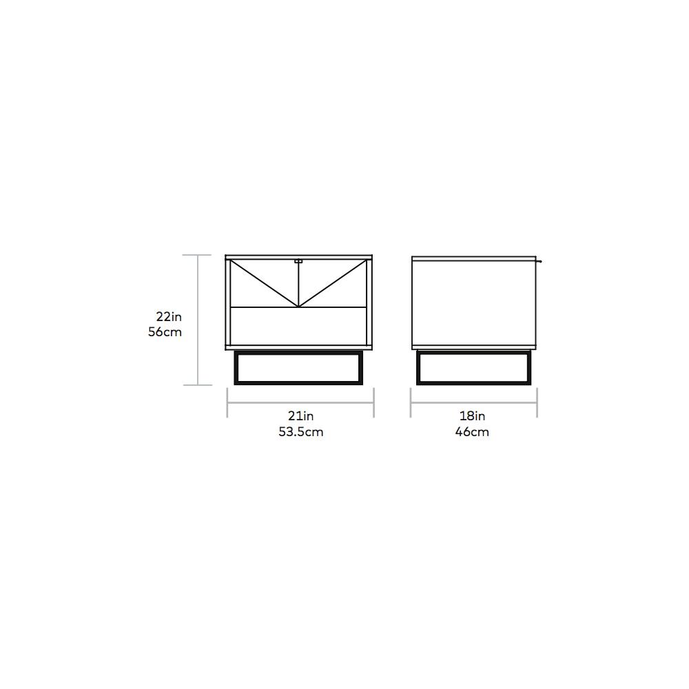 Myles End Table Tables Gus Modern