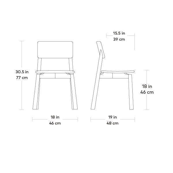 Ridley Dining Chair Chairs Gus Modern