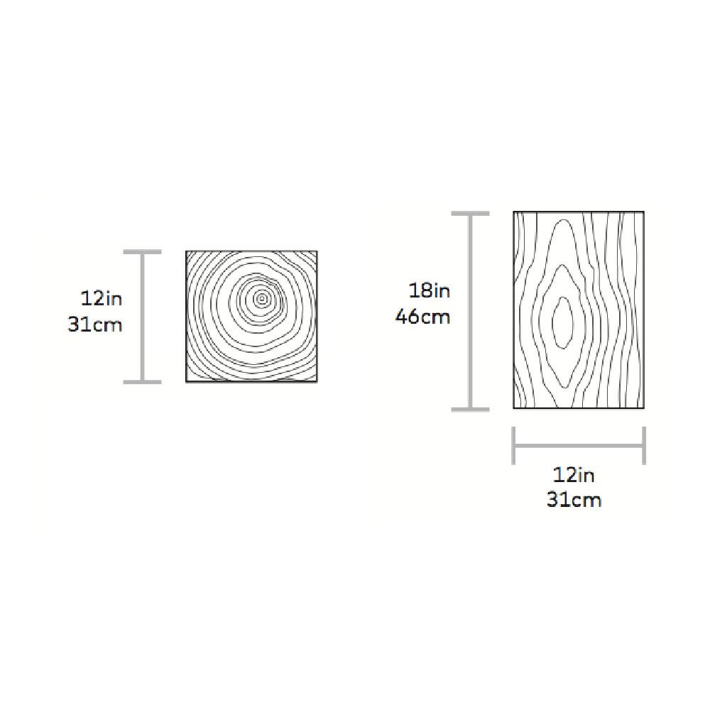 Timber Table side/end table Gus Modern