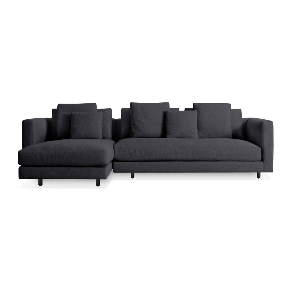 Hands Down Sofa with Chaise Sofas BluDot Tofte Navy / Color Mix 1 Left Chaise