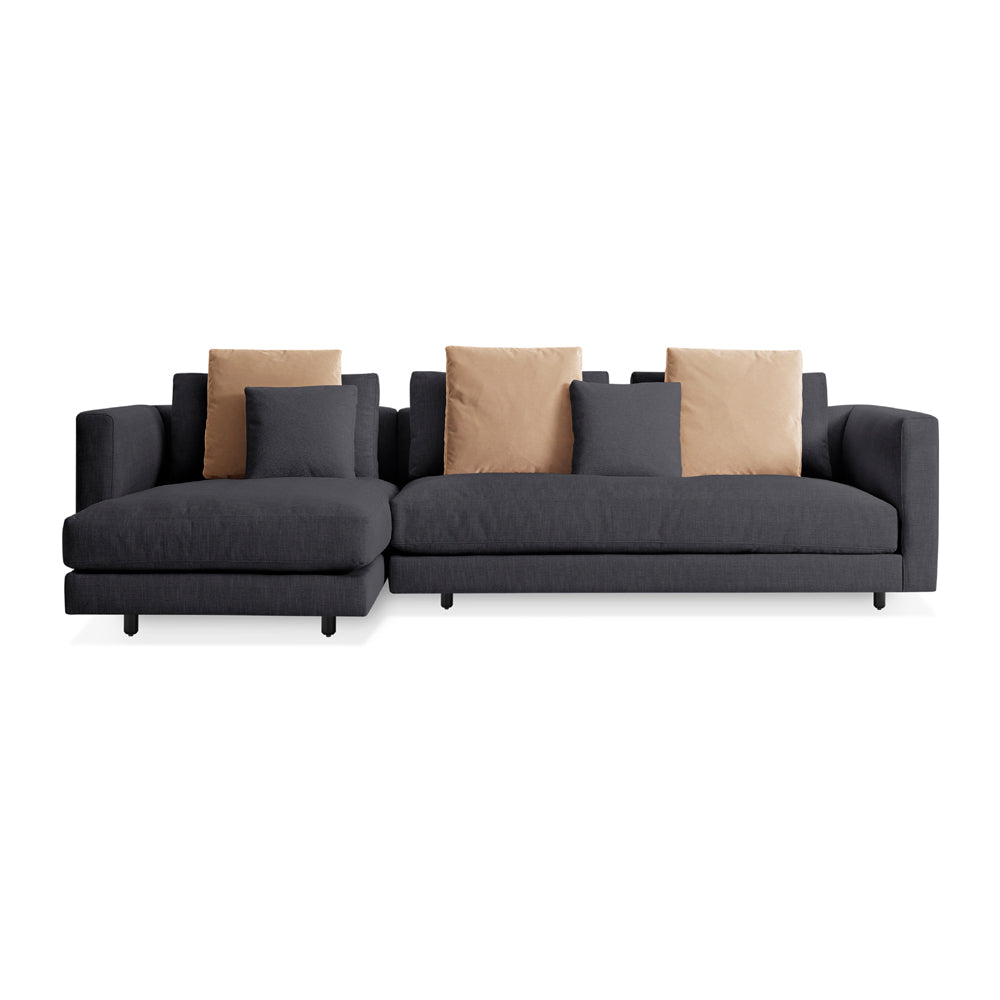 Hands Down Sofa with Chaise Sofas BluDot Tofte Navy / Color Mix 2 Left Chaise
