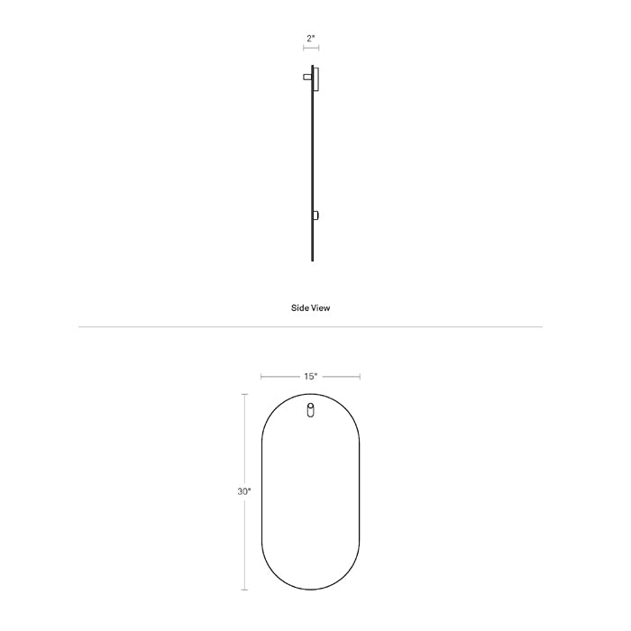 Hang 1 Capsule Mirror mirror BluDot