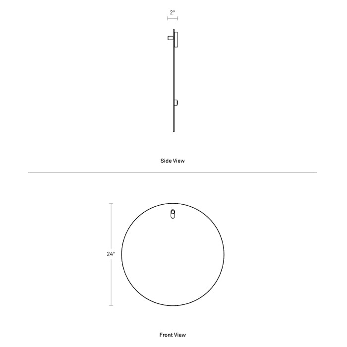 Hang 1 Round Mirror mirror BluDot