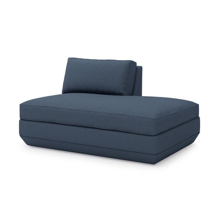 Podium Lounge Right modular lounge Gus Modern Hanson Navy