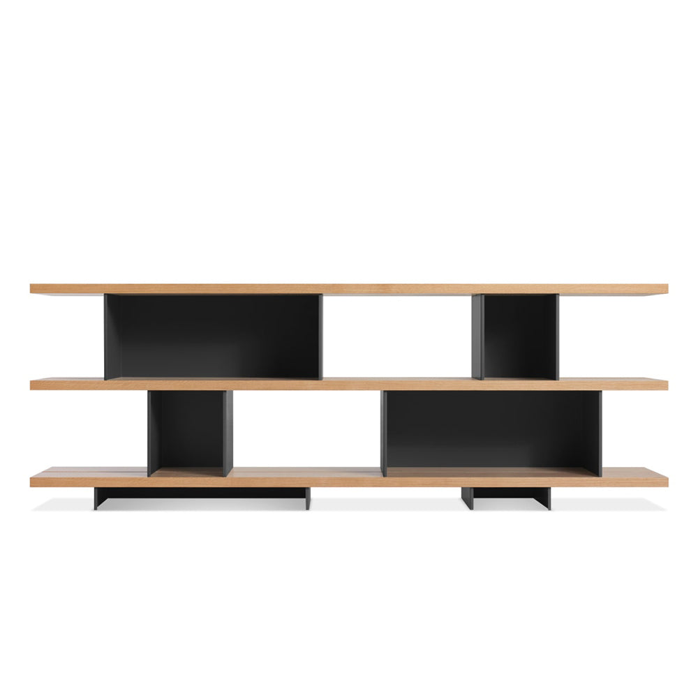 Happy Day Shelving 3 Shelf Shelves BluDot Walnut / Oblivion